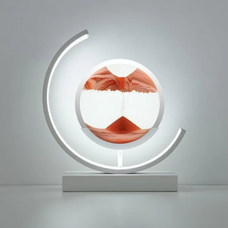 Customizable 2024 LED 3D Sand Hourglass Decoration
